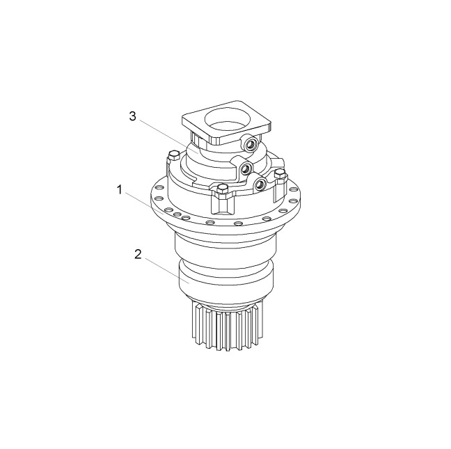 Sennebogen ZF DR250 053017 and ZF DR350 250184 slewing gear - Pagrieziena reduktors - Atkritumu iekrāvējs: foto 1 Sennebogen ZF DR250 053017 and ZF DR350 250184 slewing gear - Pagrieziena reduktors - Atkritumu iekrāvējs: foto 1