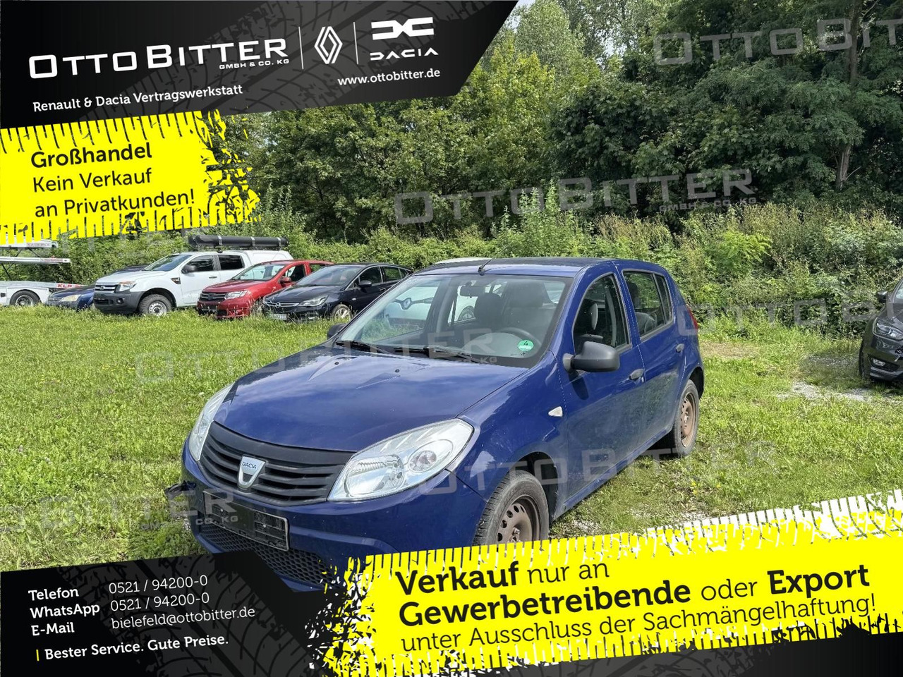 Dacia Sandero 1.4 +ZAHNRIEMEN GERISSEN+ - Vieglā automašīna: foto 1 Dacia Sandero 1.4 +ZAHNRIEMEN GERISSEN+ - Vieglā automašīna: foto 1