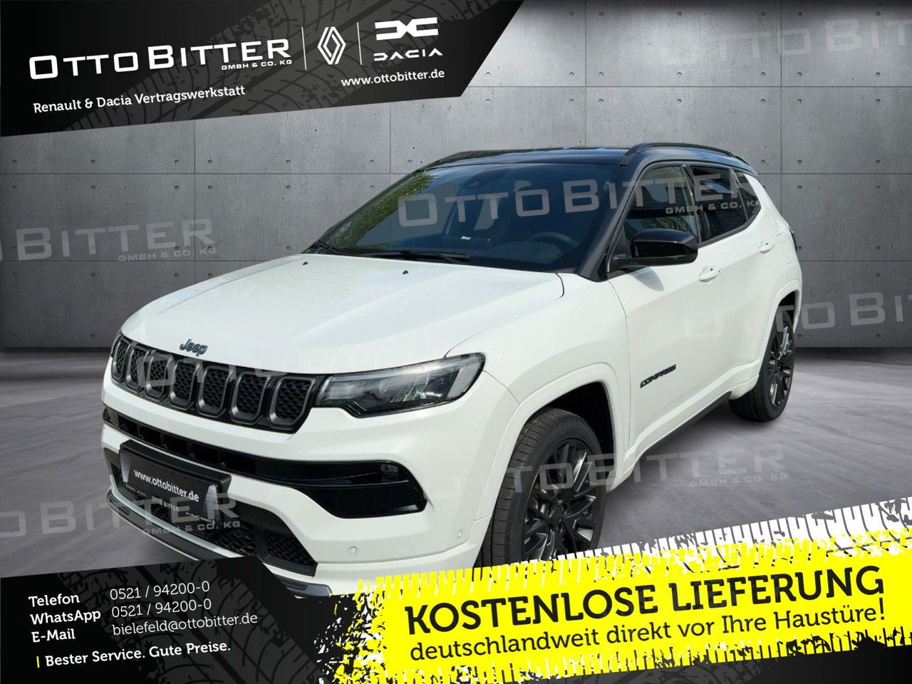 Jeep Compass 1.3 Plug-In Hybrid S ALLRAD LEDER - SUV: foto 1 Jeep Compass 1.3 Plug-In Hybrid S ALLRAD LEDER - SUV: foto 1