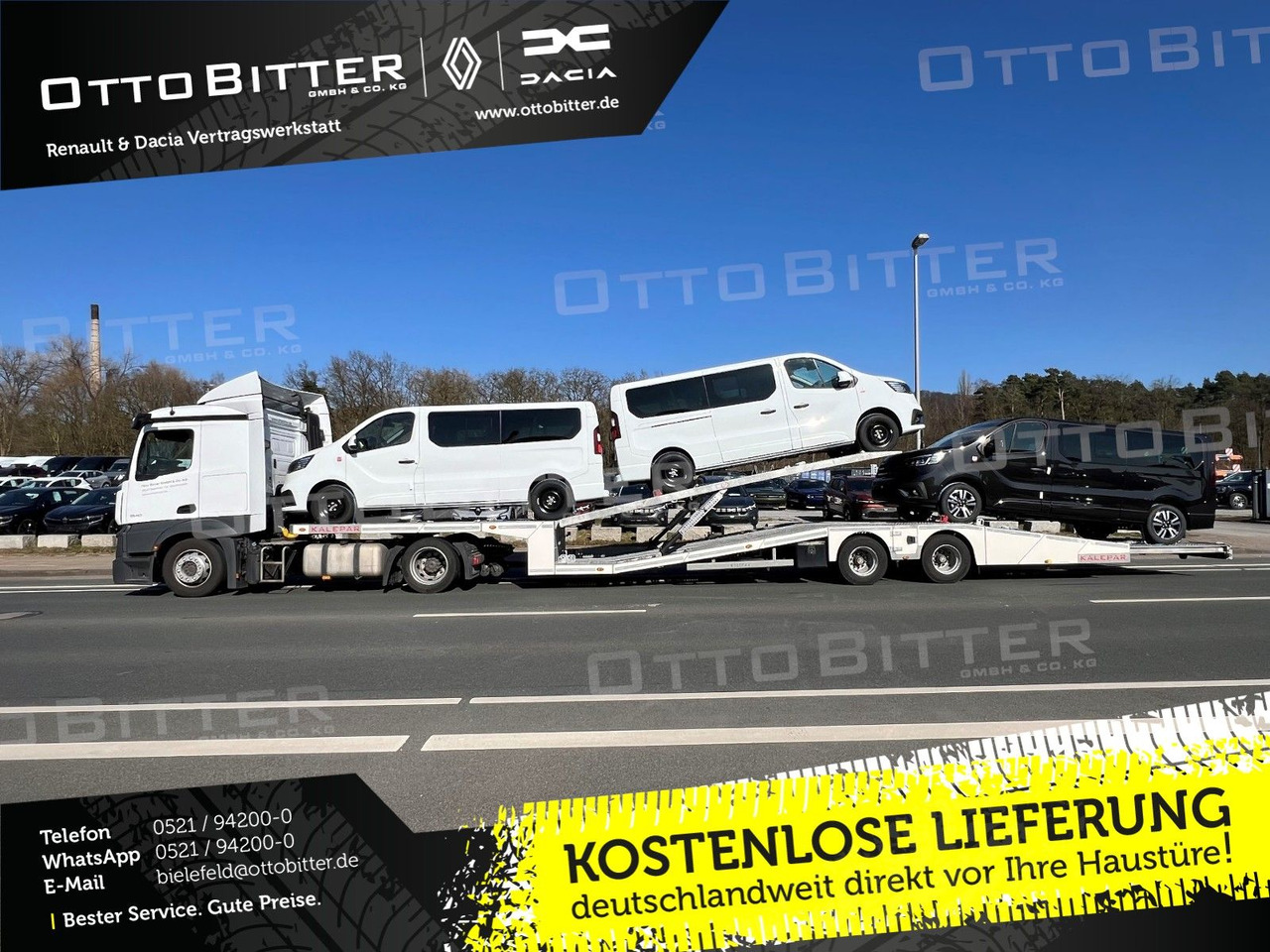 KALEPAR KLP228V4 4er-Autotransporter 2xAchse VDI - Puspiekabe autovedējs: foto 1 KALEPAR KLP228V4 4er-Autotransporter 2xAchse VDI - Puspiekabe autovedējs: foto 1