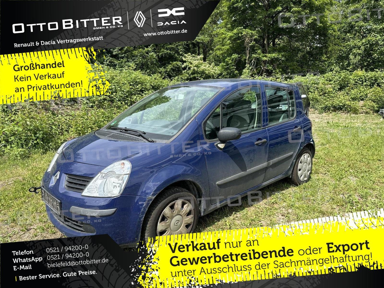Renault Modus 1.2 Avantage +MOTOR OHNE FUNKTION+ - Sedans: foto 1 Renault Modus 1.2 Avantage +MOTOR OHNE FUNKTION+ - Sedans: foto 1