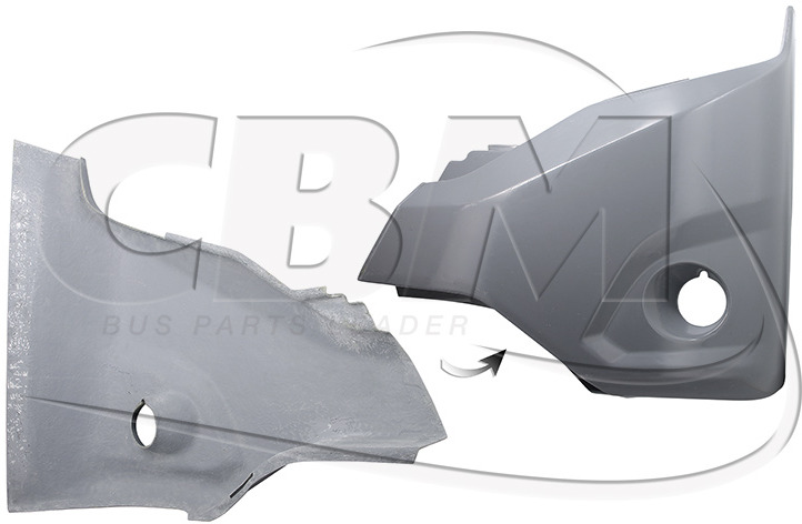 SCANIA BUMPER FRONT LH SCANIA INTERLINK - HELLA (64173HD) - Buferis - Autobuss: foto 1 SCANIA BUMPER FRONT LH SCANIA INTERLINK - HELLA (64173HD) - Buferis - Autobuss: foto 1