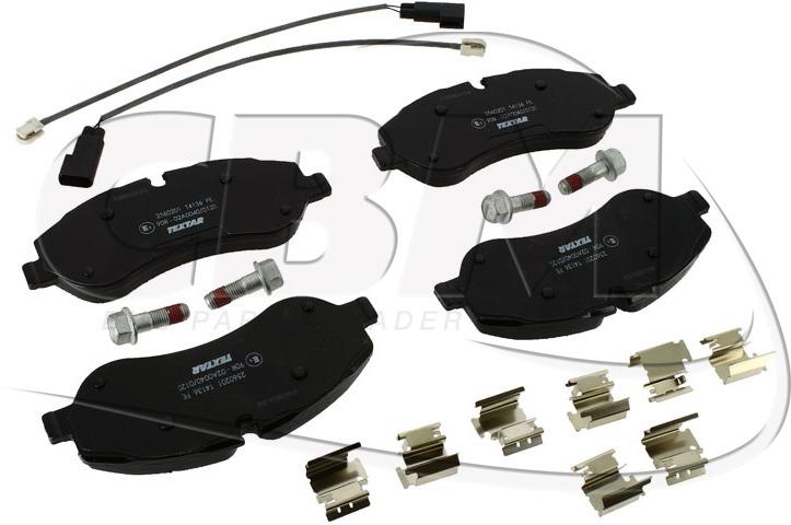 TEXTAR FRONT BRAKE PAD - MERCEDES MAN NEOPLAN VOLVO IRISBUS - IVECO - RVI (A0002777531 | N1014007802 | 14007802 | 11704340 | 8551052 | 503136162 | 5010393879) - Bremžu kluči - Autobuss: foto 1 TEXTAR FRONT BRAKE PAD - MERCEDES MAN NEOPLAN VOLVO IRISBUS - IVECO - RVI (A0002777531 | N1014007802 | 14007802 | 11704340 | 8551052 | 503136162 | 5010393879) - Bremžu kluči - Autobuss: foto 1