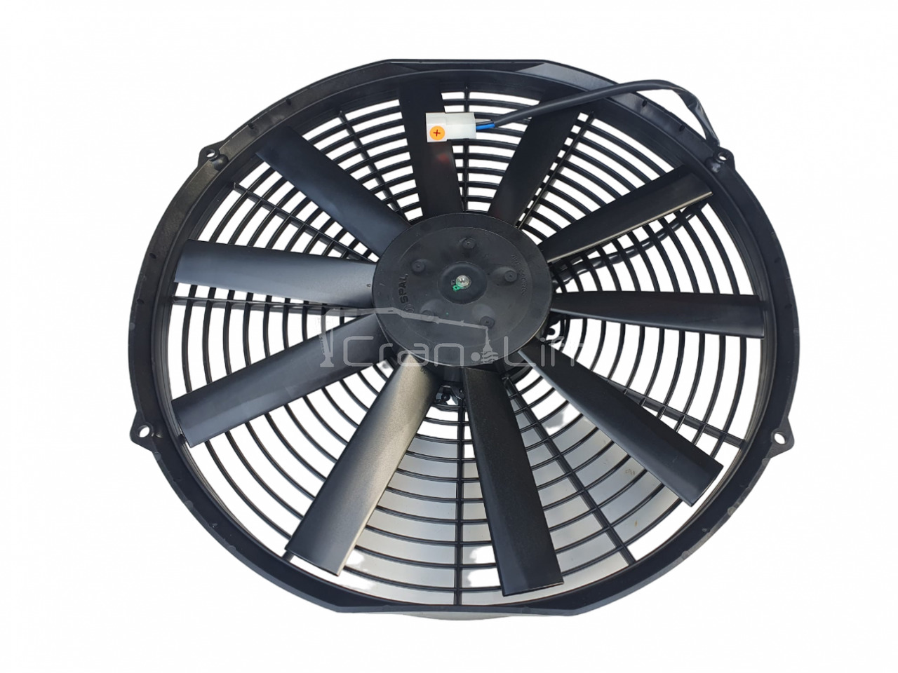 Wentylator chłodnicy oleju hydraulicznego SPAL 24V / 380mm - Eļļas dzesētājs - Celtnis-manipulators: foto 2 Wentylator chłodnicy oleju hydraulicznego SPAL 24V / 380mm - Eļļas dzesētājs - Celtnis-manipulators: foto 2
