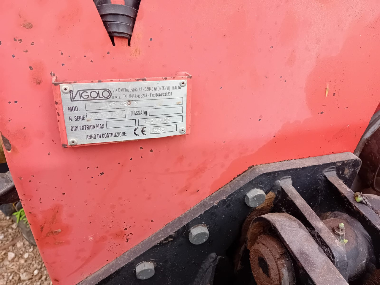 VIGOLO ERPICE ROTANTE VPR 420 N - Vertikālā augsnes frēze: foto 2 VIGOLO ERPICE ROTANTE VPR 420 N - Vertikālā augsnes frēze: foto 2