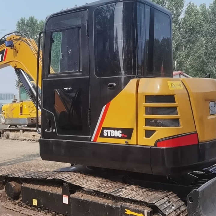 China Brand Used Sany Sy60c Mini Excavator 6ton Crawler Earth Digger Machine for Sale - Mini-ekskavators: foto 5 China Brand Used Sany Sy60c Mini Excavator 6ton Crawler Earth Digger Machine for Sale - Mini-ekskavators: foto 5