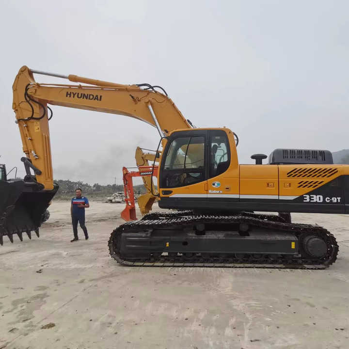 Heavy Construction Equipment Crawler Excavator HYUNDAI R330 Used Machine for Sale - Ekskavators: foto 1 Heavy Construction Equipment Crawler Excavator HYUNDAI R330 Used Machine for Sale - Ekskavators: foto 1