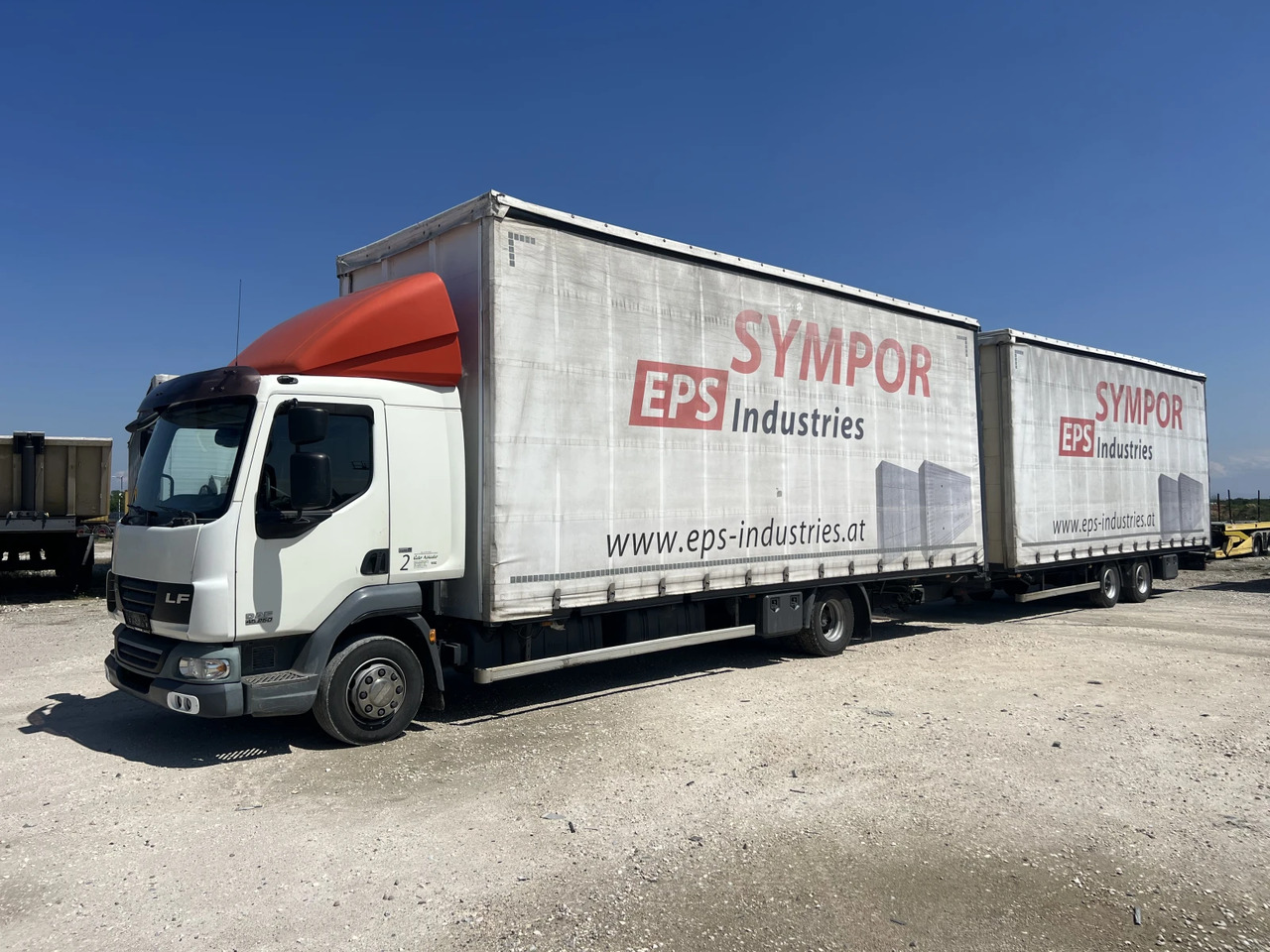 Daf Fa 7.85м., Euro5, Щора, Композиция, Mega, Внос - Kravas automašīna ar tentu: foto 3 Daf Fa 7.85м., Euro5, Щора, Композиция, Mega, Внос - Kravas automašīna ar tentu: foto 3