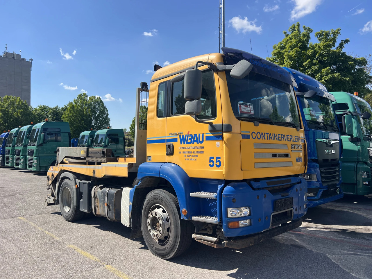 Man Tga 18.320, Контейноровоз, Нов внос - Būvgružu konteineru vedējs: foto 1 Man Tga 18.320, Контейноровоз, Нов внос - Būvgružu konteineru vedējs: foto 1