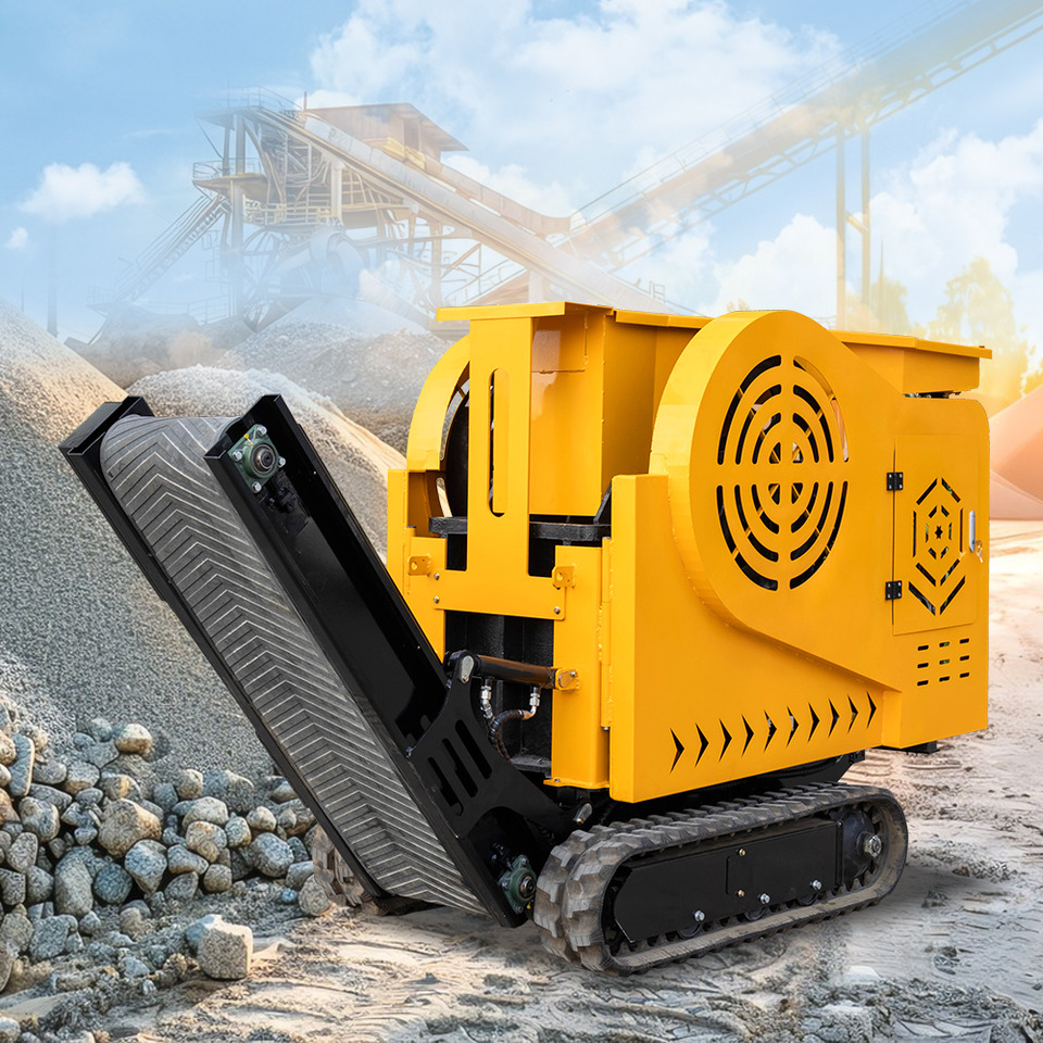 Mini Jaw Crusher with Petrol Engine - Žokļu drupinātājs: foto 3 Mini Jaw Crusher with Petrol Engine - Žokļu drupinātājs: foto 3