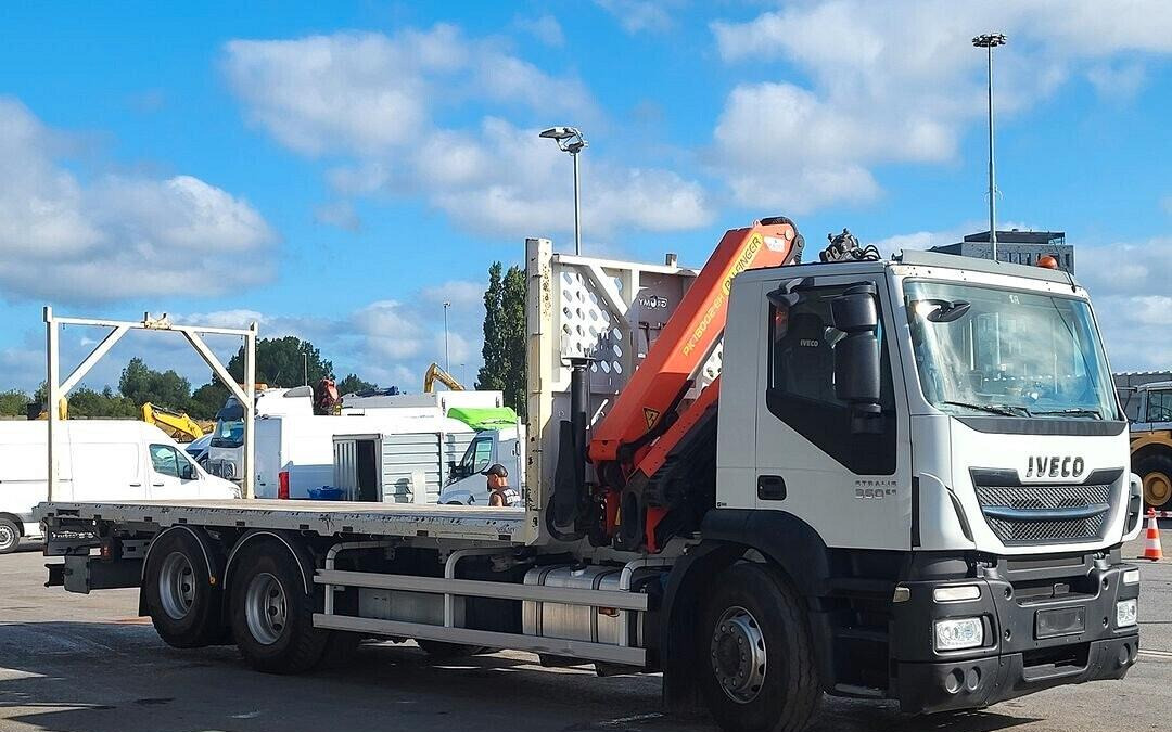 IVECO STRALIS 360 CASSONE FISSO E GRU PALFINGER - Bortu kravas automašīna/ Platforma, Kravas auto ar manipulatoru: foto 2 IVECO STRALIS 360 CASSONE FISSO E GRU PALFINGER - Bortu kravas automašīna/ Platforma, Kravas auto ar manipulatoru: foto 2