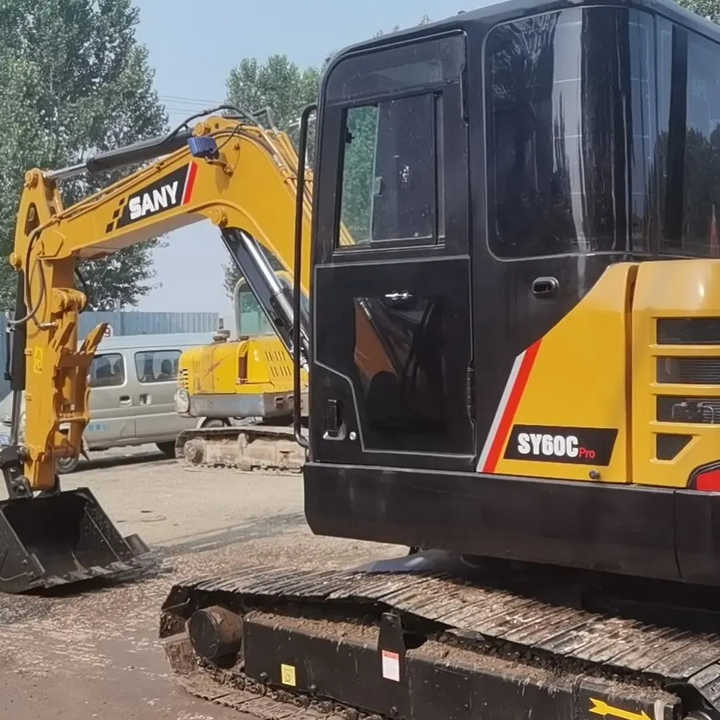 China Brand Used Sany Sy60c Mini Excavator 6ton Crawler Earth Digger Machine for Sale - Mini-ekskavators: foto 1 China Brand Used Sany Sy60c Mini Excavator 6ton Crawler Earth Digger Machine for Sale - Mini-ekskavators: foto 1
