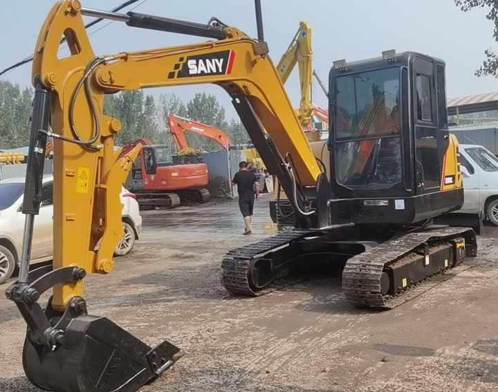 China Brand Used Sany Sy60c Mini Excavator 6ton Crawler Earth Digger Machine for Sale - Mini-ekskavators: foto 2 China Brand Used Sany Sy60c Mini Excavator 6ton Crawler Earth Digger Machine for Sale - Mini-ekskavators: foto 2