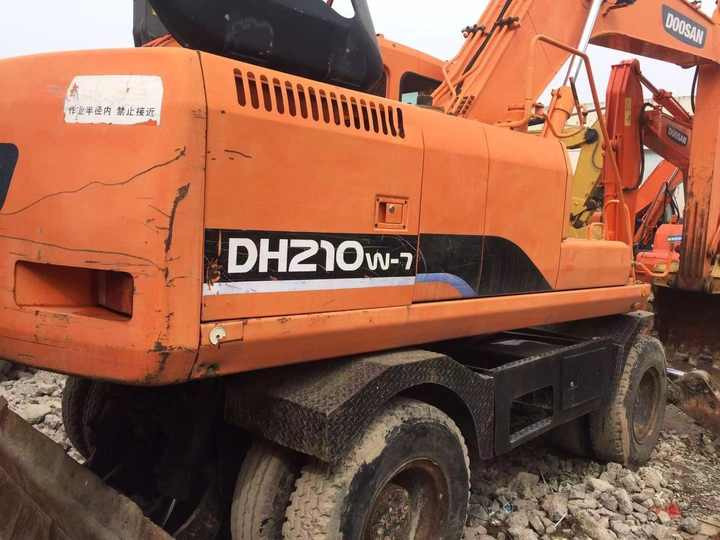 Used Digger Doosan Dh210w-7 Construction Machinery Construction Digger Used Doosan Dh210w-7 Cheap Excavator - Riteņu ekskavators: foto 5 Used Digger Doosan Dh210w-7 Construction Machinery Construction Digger Used Doosan Dh210w-7 Cheap Excavator - Riteņu ekskavators: foto 5