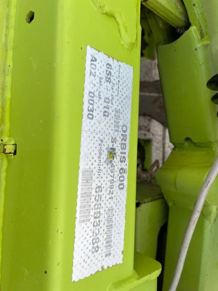 Claas Orbis 600 - Kukurūzas heders: foto 4 Claas Orbis 600 - Kukurūzas heders: foto 4