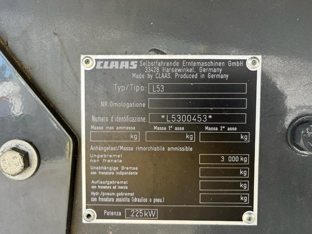 Labības kombains Claas TRION 530 MONTANA: foto 10