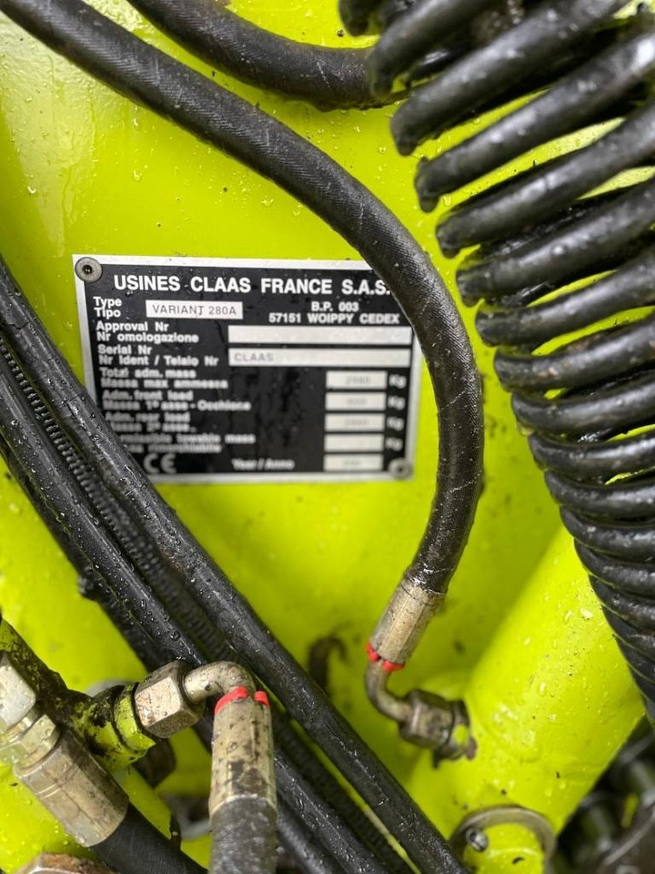 Claas Variant 280 - Rituļu prese: foto 4 Claas Variant 280 - Rituļu prese: foto 4