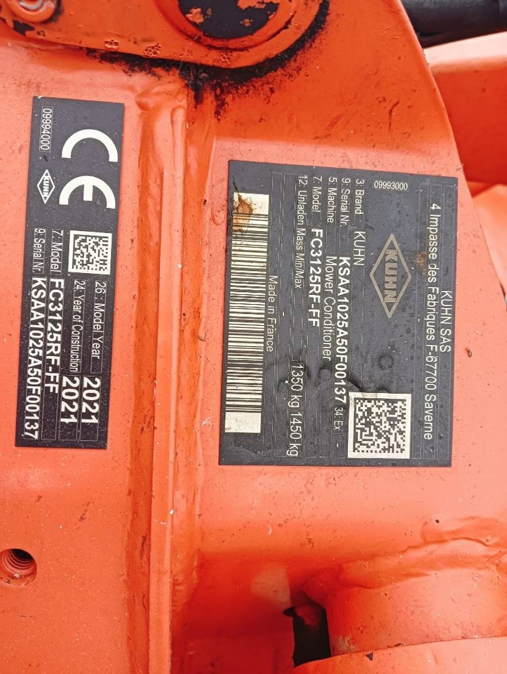 Kuhn FC 3125  līzingu Kuhn FC 3125: foto 6