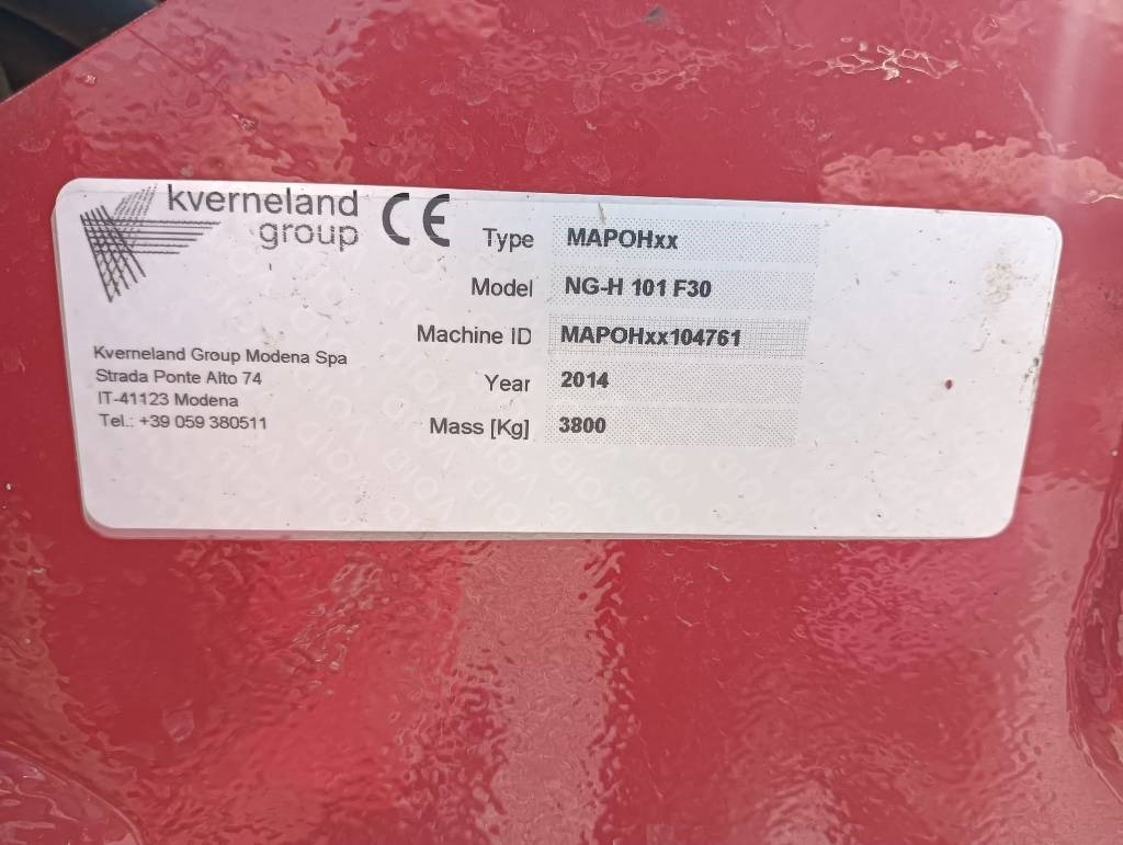 Kverneland NG-H101F30 - Vertikālā augsnes frēze: foto 3 Kverneland NG-H101F30 - Vertikālā augsnes frēze: foto 3