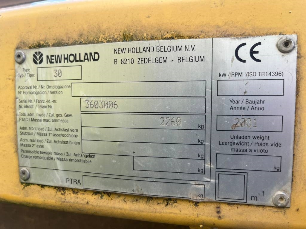 New Holland Tipo 30 - Kombainu papildaprīkojums: foto 5 New Holland Tipo 30 - Kombainu papildaprīkojums: foto 5