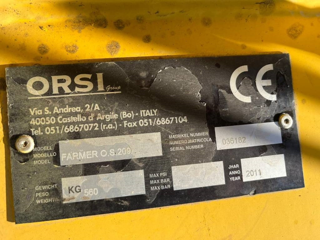 Orsi FARMER OS 209 - Pļāvējs: foto 2 Orsi FARMER OS 209 - Pļāvējs: foto 2