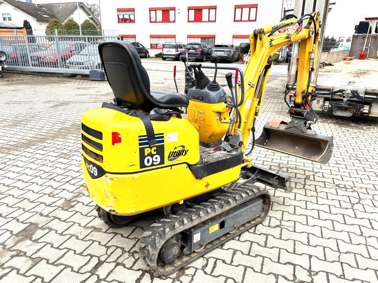 Komatsu PC09-1 - Mini-ekskavators: foto 2 Komatsu PC09-1 - Mini-ekskavators: foto 2