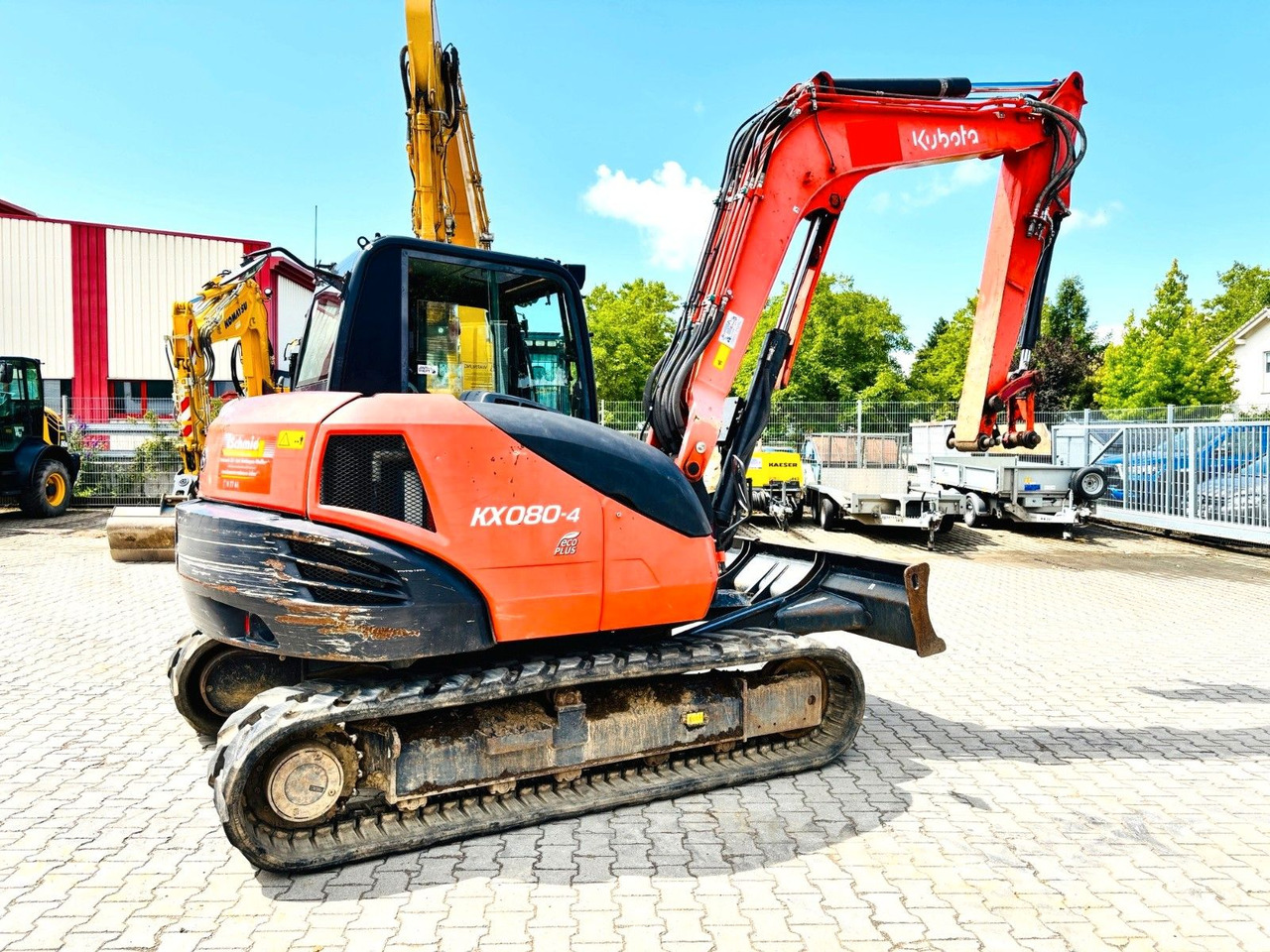 Kubota KX080-4 - Mini-ekskavators: foto 2 Kubota KX080-4 - Mini-ekskavators: foto 2