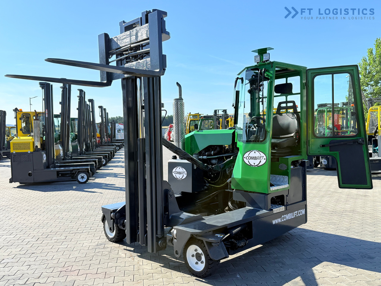 Četru pušu autokrāvējs COMBILIFT C3000 / DUPLEX - 4100MM / DIESEL / FREE LIFT / CABIN / LIKE NEW: foto 22