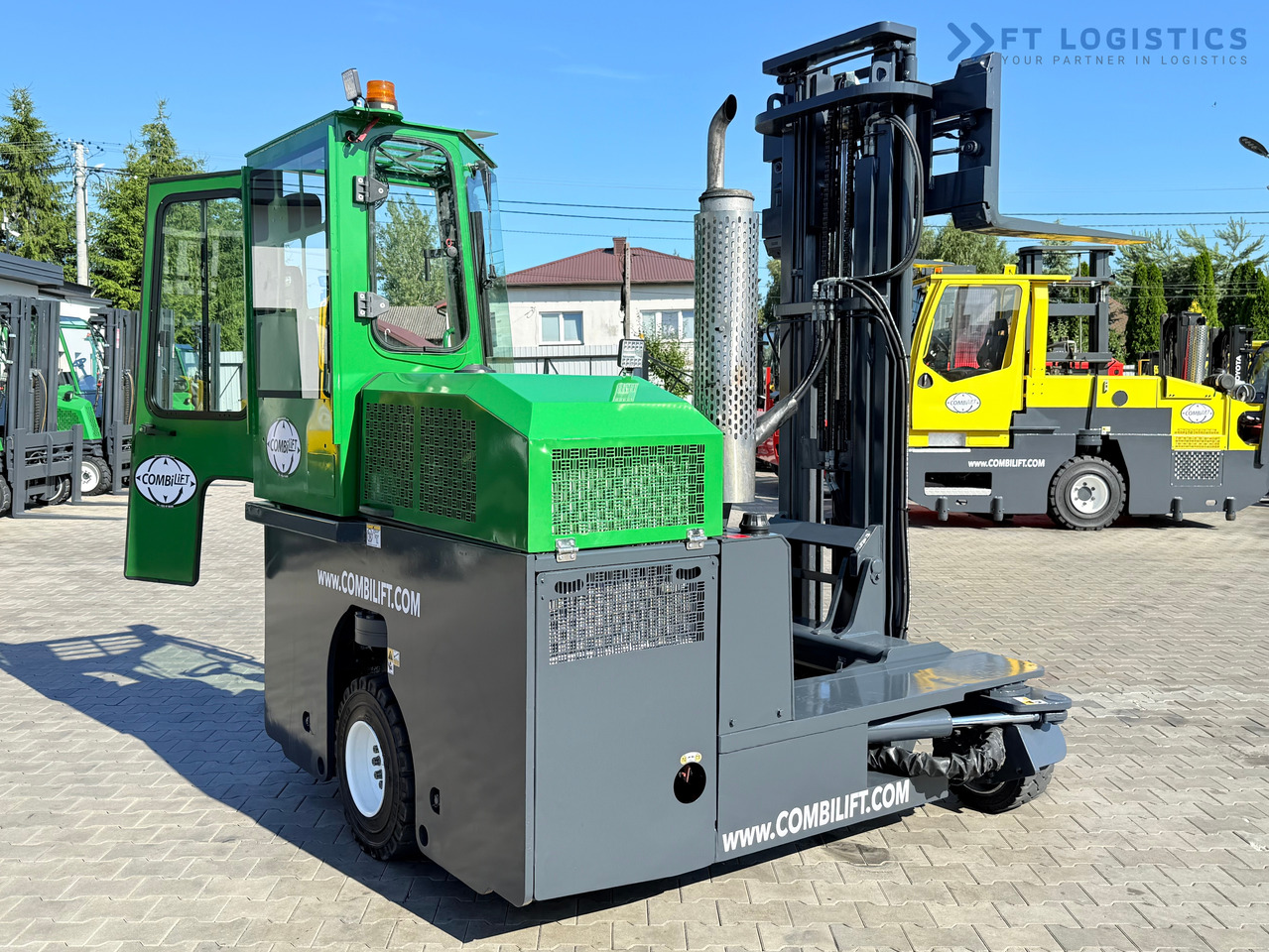 Četru pušu autokrāvējs COMBILIFT C3000 / DUPLEX - 4100MM / DIESEL / FREE LIFT / CABIN / LIKE NEW: foto 25