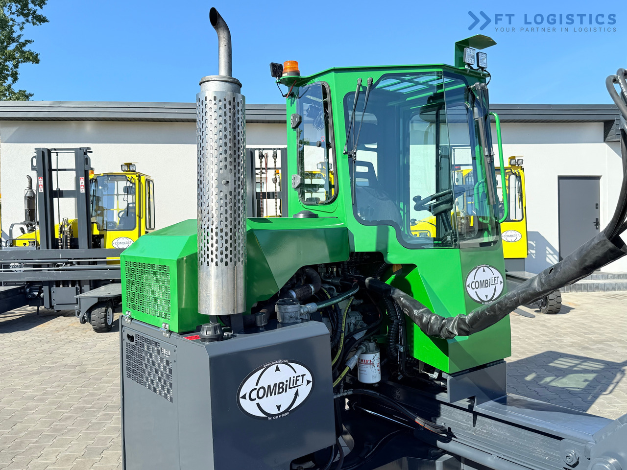 Četru pušu autokrāvējs COMBILIFT C3000 / DUPLEX - 4100MM / DIESEL / FREE LIFT / CABIN / LIKE NEW: foto 38