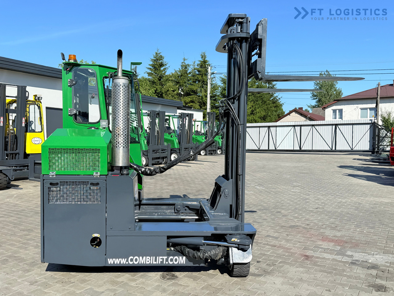 Četru pušu autokrāvējs COMBILIFT C3000 / DUPLEX - 4100MM / DIESEL / FREE LIFT / CABIN / LIKE NEW: foto 26