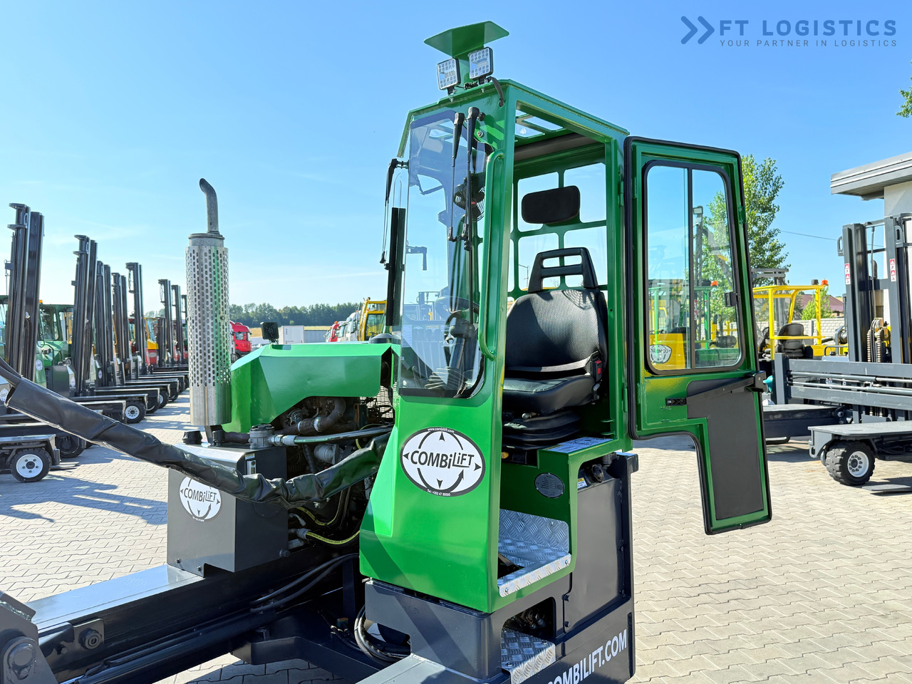 Četru pušu autokrāvējs COMBILIFT C3000 / DUPLEX - 4100MM / DIESEL / FREE LIFT / CABIN / LIKE NEW: foto 41