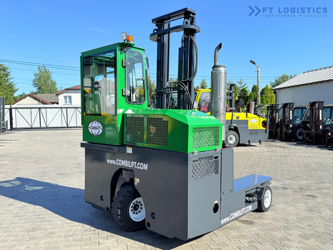 Četru pušu autokrāvējs COMBILIFT C3000 / DUPLEX - 4100MM / DIESEL / FREE LIFT / CABIN / LIKE NEW: foto 16