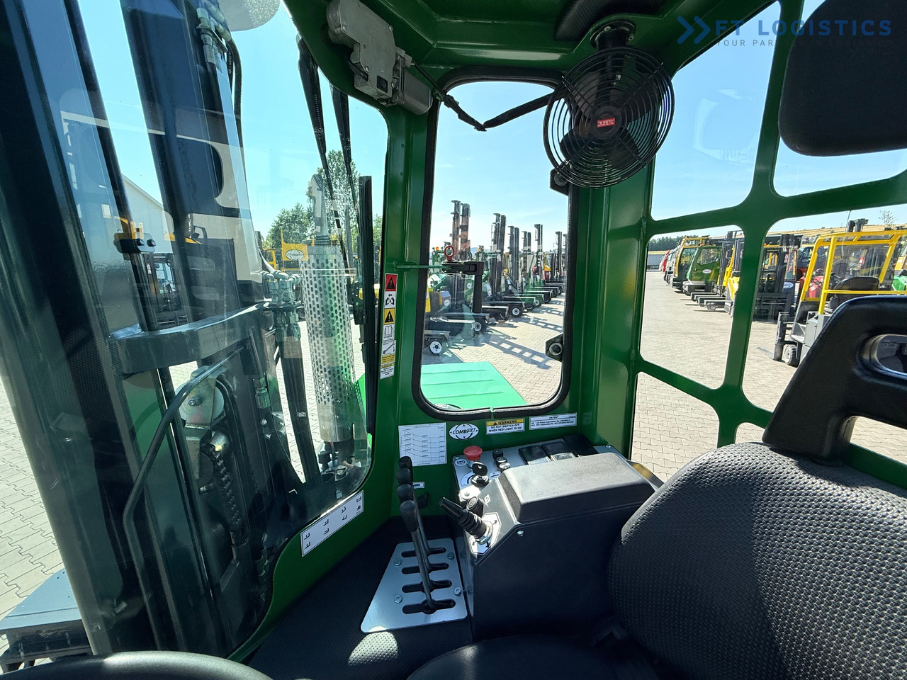 Četru pušu autokrāvējs COMBILIFT C3000 / DUPLEX - 4100MM / DIESEL / FREE LIFT / CABIN / LIKE NEW: foto 11