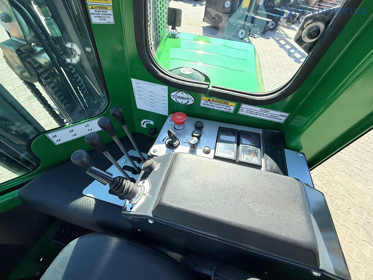 Četru pušu autokrāvējs COMBILIFT C3000 / DUPLEX - 4100MM / DIESEL / FREE LIFT / CABIN / LIKE NEW: foto 10