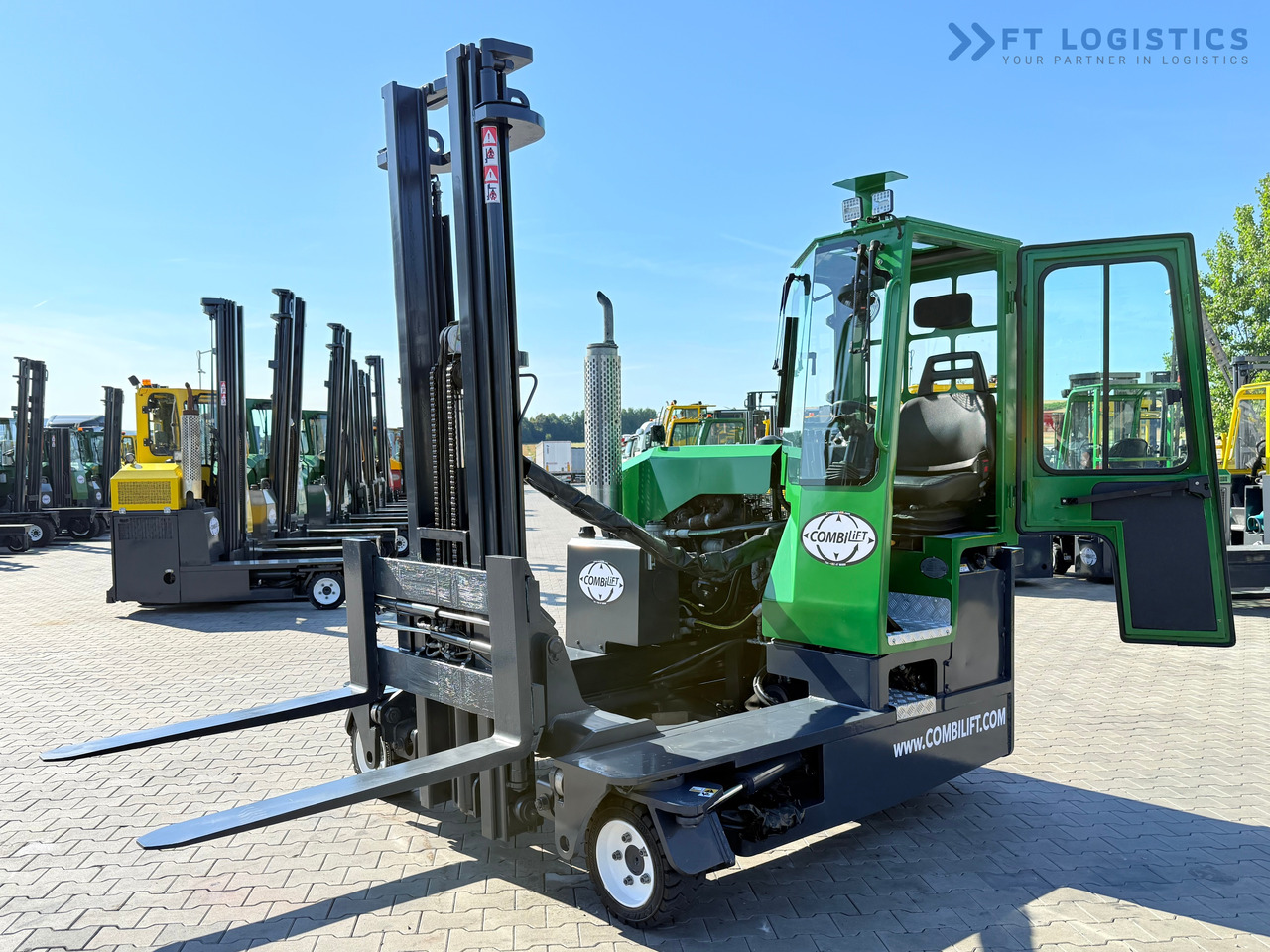 Četru pušu autokrāvējs COMBILIFT C3000 / DUPLEX - 4100MM / DIESEL / FREE LIFT / CABIN / LIKE NEW: foto 18