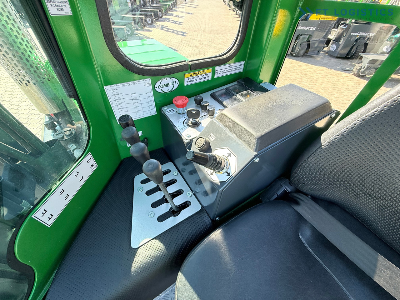 Četru pušu autokrāvējs COMBILIFT C3000 / DUPLEX - 4100MM / DIESEL / FREE LIFT / CABIN / LIKE NEW: foto 8