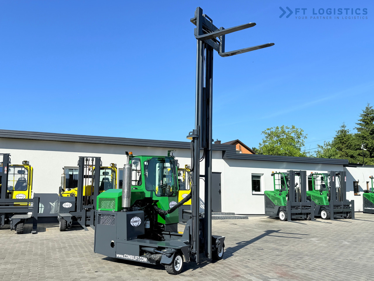 Četru pušu autokrāvējs COMBILIFT C3000 / DUPLEX - 4100MM / DIESEL / FREE LIFT / CABIN / LIKE NEW: foto 37