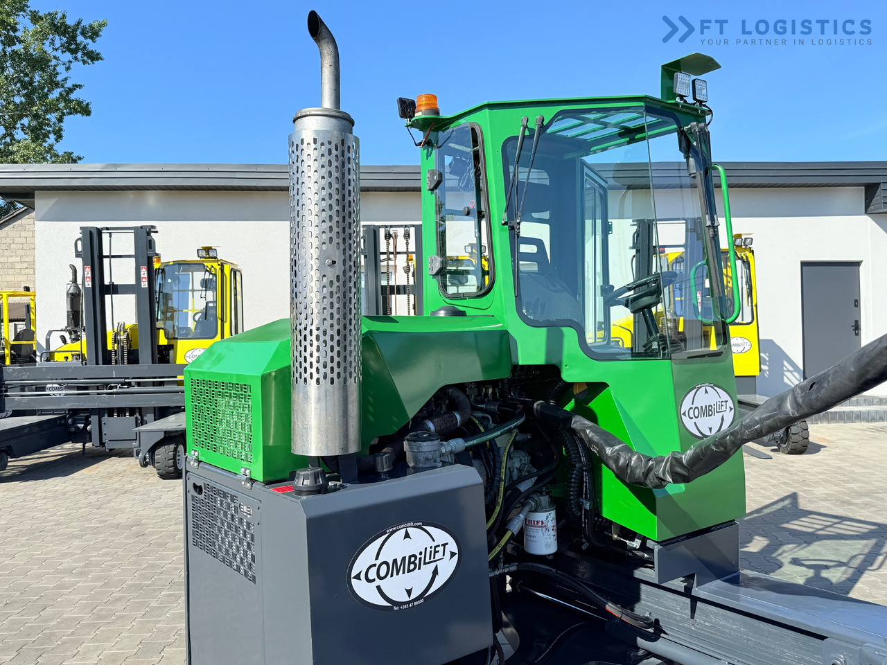 Četru pušu autokrāvējs COMBILIFT C3000 / DUPLEX - 4100MM / DIESEL / FREE LIFT / CABIN / LIKE NEW: foto 21