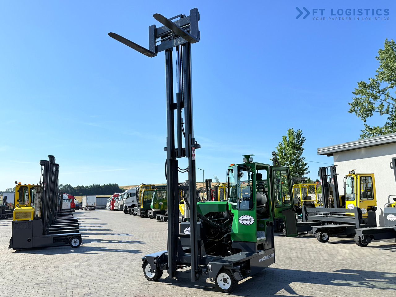 Četru pušu autokrāvējs COMBILIFT C3000 / DUPLEX - 4100MM / DIESEL / FREE LIFT / CABIN / LIKE NEW: foto 40