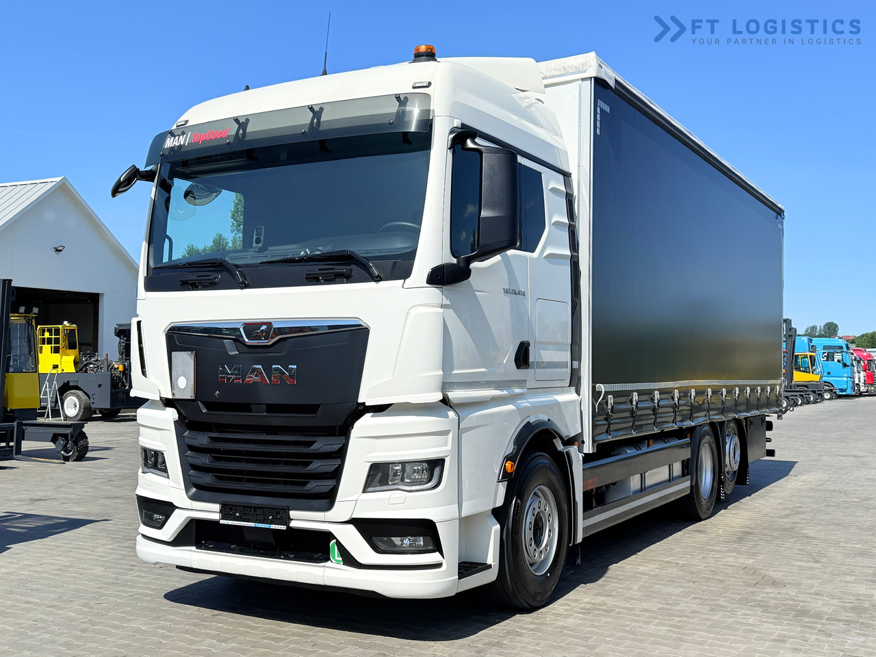 MAN TGX 26.470 / 19 Pallets / Steering Axle / 15 Ton Payload / Retarder / Excellent Condition - Kravas automašīna ar tentu: foto 4 MAN TGX 26.470 / 19 Pallets / Steering Axle / 15 Ton Payload / Retarder / Excellent Condition - Kravas automašīna ar tentu: foto 4