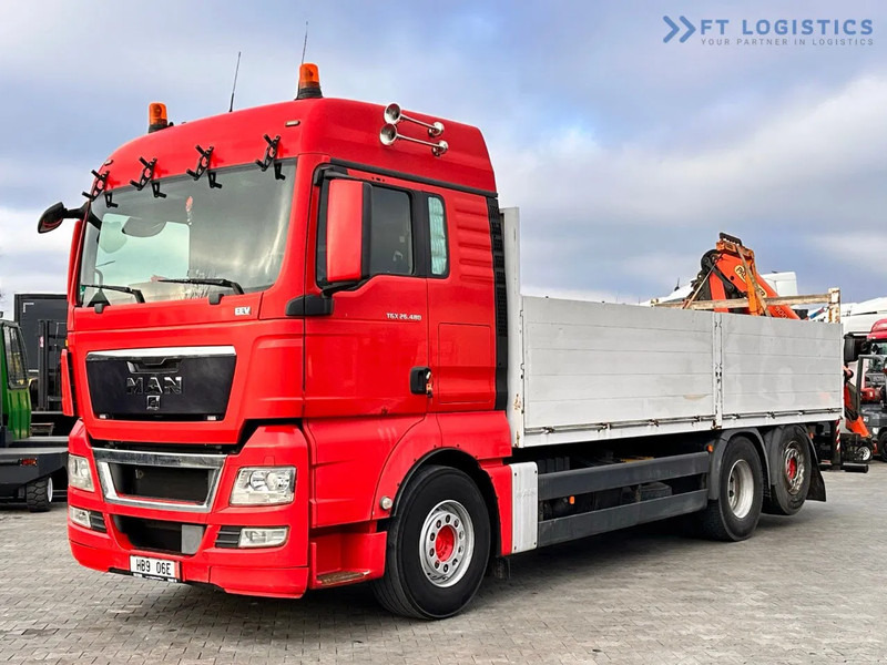 MAN TGX 26.480 Ciężarówka burtowa MAN TGX 26.480 6X2 / PALFINGER PK9002-EH B Crane / 80% Michelin Tire Dodać do ulubionych - Kravas auto ar manipulatoru: foto 4 MAN TGX 26.480 Ciężarówka burtowa MAN TGX 26.480 6X2 / PALFINGER PK9002-EH B Crane / 80% Michelin Tire Dodać do ulubionych - Kravas auto ar manipulatoru: foto 4