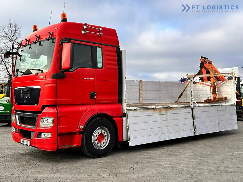 MAN TGX 26.480 Ciężarówka burtowa MAN TGX 26.480 6X2 / PALFINGER PK9002-EH B Crane / 80% Michelin Tire Dodać do ulubionych - Kravas auto ar manipulatoru: foto 2 MAN TGX 26.480 Ciężarówka burtowa MAN TGX 26.480 6X2 / PALFINGER PK9002-EH B Crane / 80% Michelin Tire Dodać do ulubionych - Kravas auto ar manipulatoru: foto 2