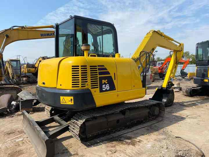 Cheap Used Komatsu PC56 Crawler Excavator with High Efficiency Used Heavy Machinery Komatsu P56 Digger Cheap for Sale - Kāpurķēžu ekskavators: foto 2 Cheap Used Komatsu PC56 Crawler Excavator with High Efficiency Used Heavy Machinery Komatsu P56 Digger Cheap for Sale - Kāpurķēžu ekskavators: foto 2