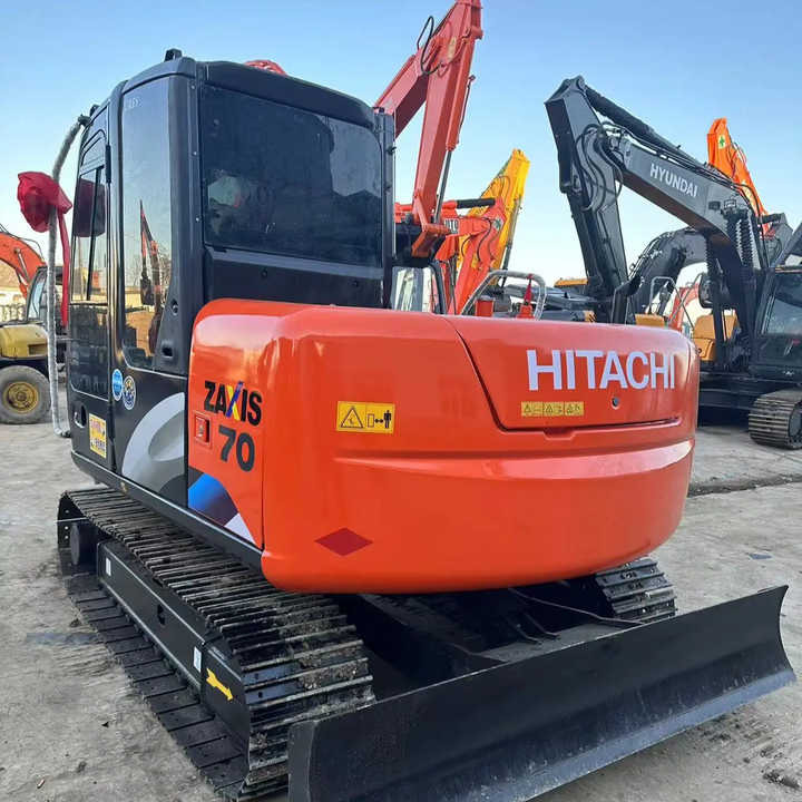 Used Hitachi Excavator ZX70 Japan Import Second Hand Small Crawler ZX70 Excavator for Sale - Kāpurķēžu ekskavators: foto 4 Used Hitachi Excavator ZX70 Japan Import Second Hand Small Crawler ZX70 Excavator for Sale - Kāpurķēžu ekskavators: foto 4