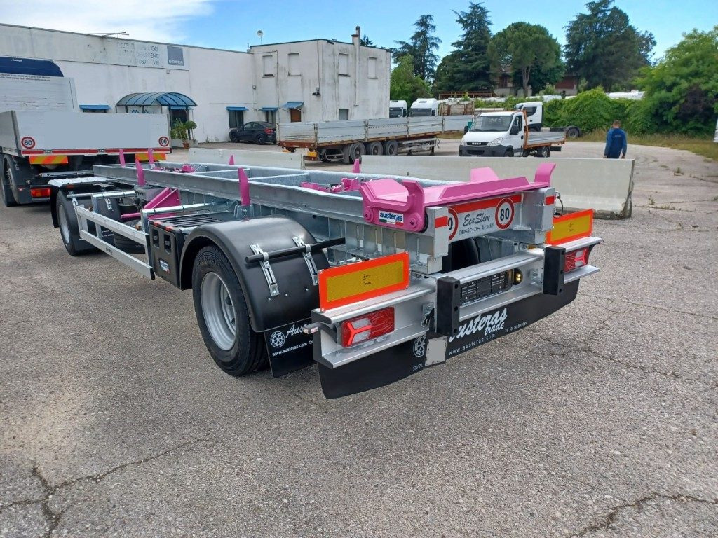 AUSTERAS RIMORCHIO ECOSLIM SCARRABILE ZINCATO - Multilift/ Būvgružu konteinera piekabe: foto 3 AUSTERAS RIMORCHIO ECOSLIM SCARRABILE ZINCATO - Multilift/ Būvgružu konteinera piekabe: foto 3
