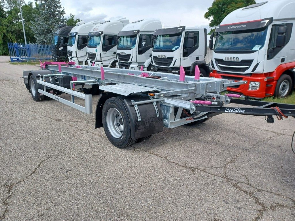 AUSTERAS RIMORCHIO ECOSLIM SCARRABILE ZINCATO - Multilift/ Būvgružu konteinera piekabe: foto 5 AUSTERAS RIMORCHIO ECOSLIM SCARRABILE ZINCATO - Multilift/ Būvgružu konteinera piekabe: foto 5