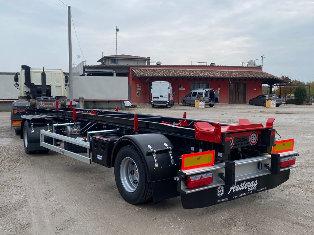 AUSTERAS RIMORCHIO NUOVO AUSTERAS SCARRABILE PNEUMATICO - Multilift/ Būvgružu konteinera piekabe: foto 4 AUSTERAS RIMORCHIO NUOVO AUSTERAS SCARRABILE PNEUMATICO - Multilift/ Būvgružu konteinera piekabe: foto 4