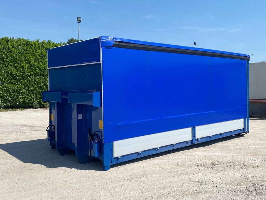 CONTAINER SCARRABILE NUOVO CENTINATO CON ALZA E A - Huka konteiners: foto 1 CONTAINER SCARRABILE NUOVO CENTINATO CON ALZA E A - Huka konteiners: foto 1