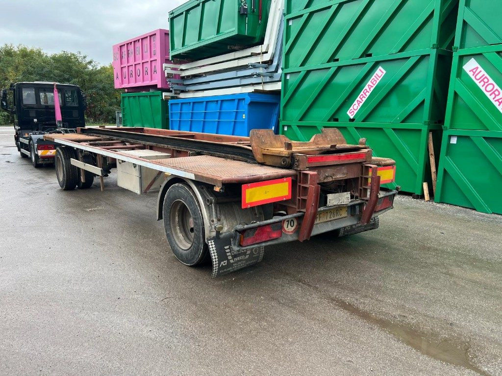 VIBERTI RIMORCHIO VIBERTI SCARRABILE PNEUMATICO - Multilift/ Būvgružu konteinera piekabe: foto 1 VIBERTI RIMORCHIO VIBERTI SCARRABILE PNEUMATICO - Multilift/ Būvgružu konteinera piekabe: foto 1